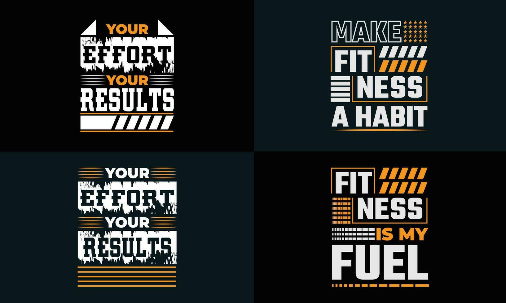 best typography t shirt design for gym and fitness inspiration and motivation vector