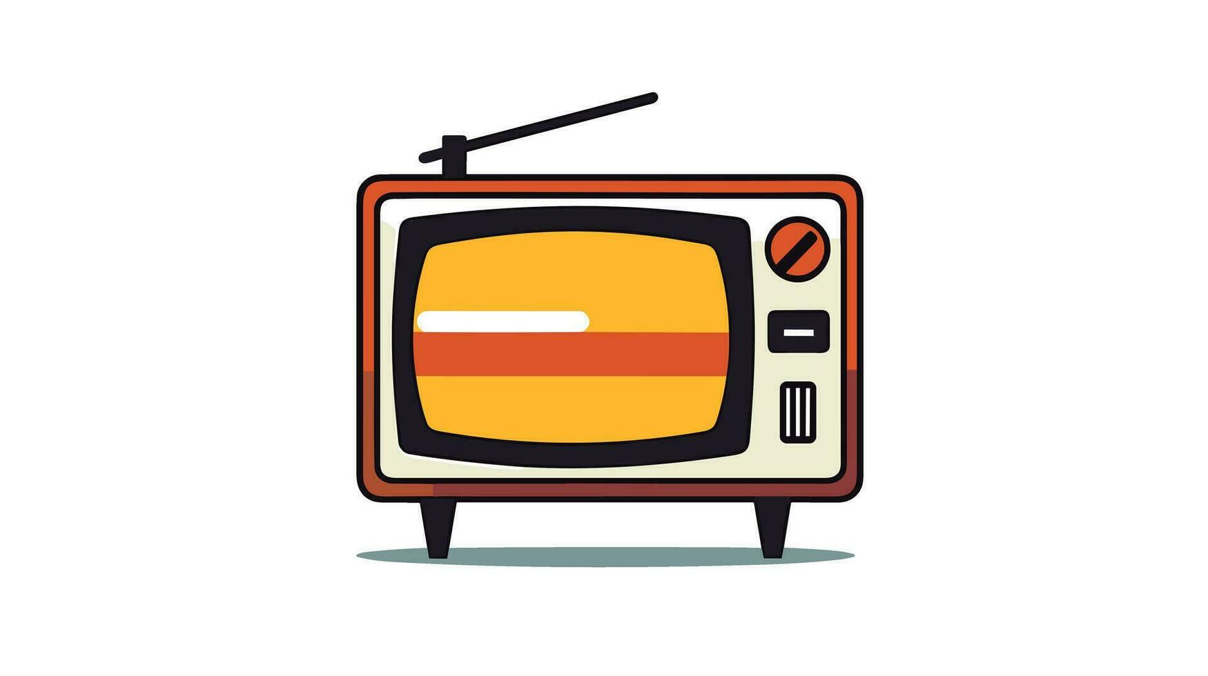 Television Evolution Exploring the TV Icon in a Captivating Image vector