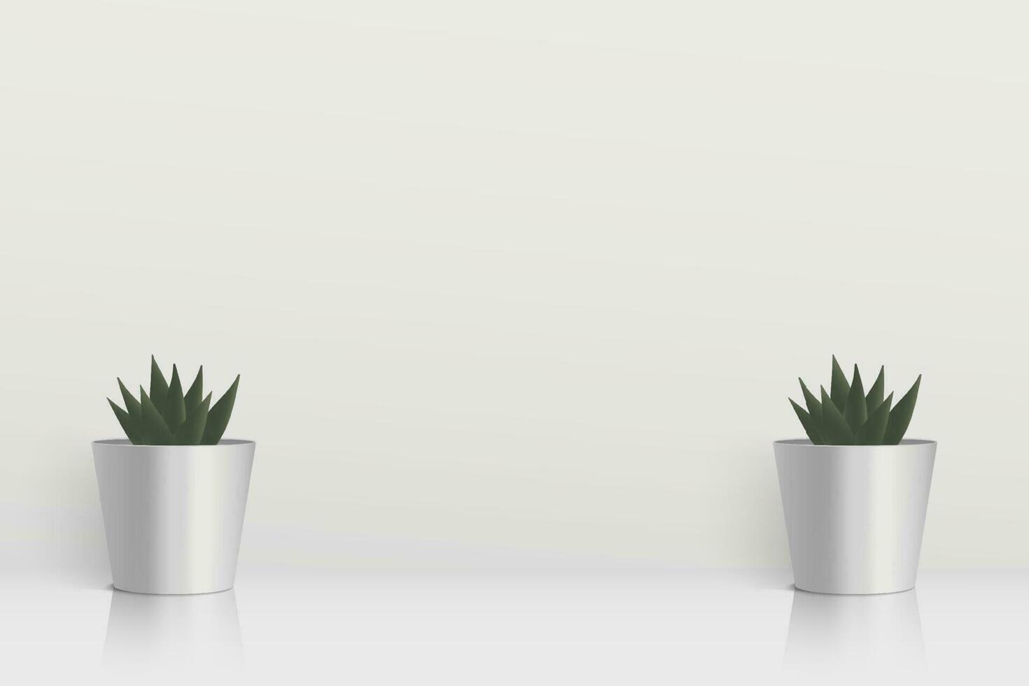 Glossy white table mockup vector