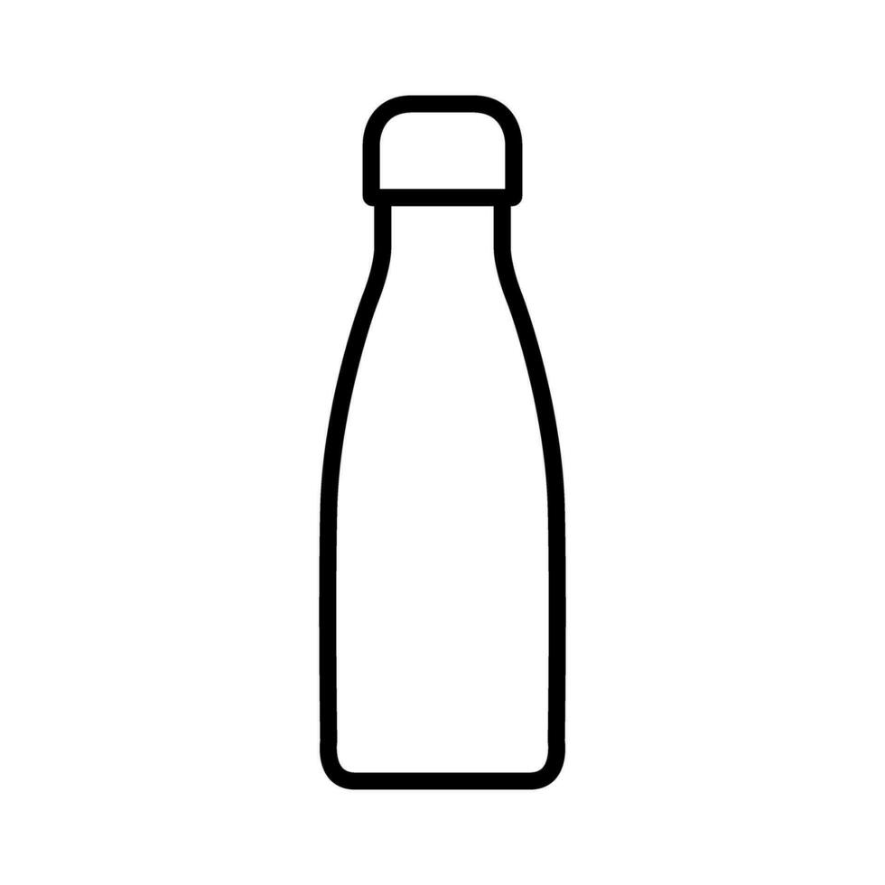 matraz vector icono. termo ilustración signo. botella símbolo o logo.