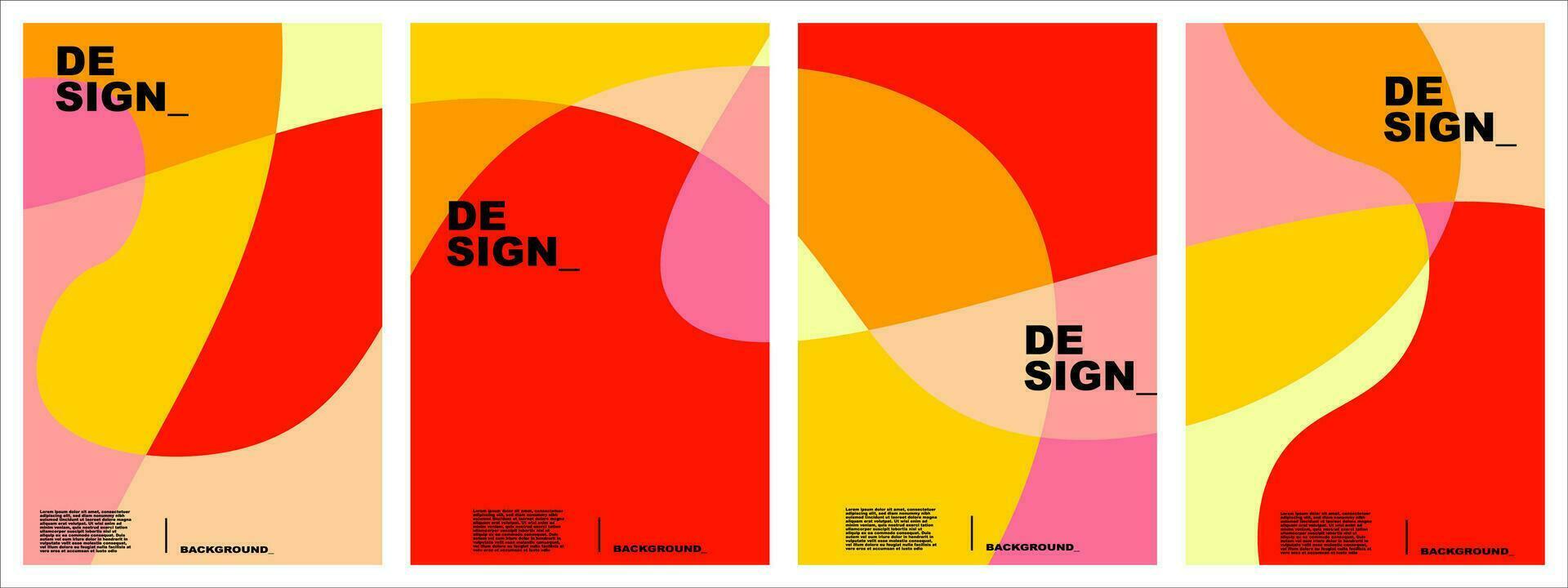 colorful abstract background for banner, poster, template, flyer, brochure, book, design, etc vector