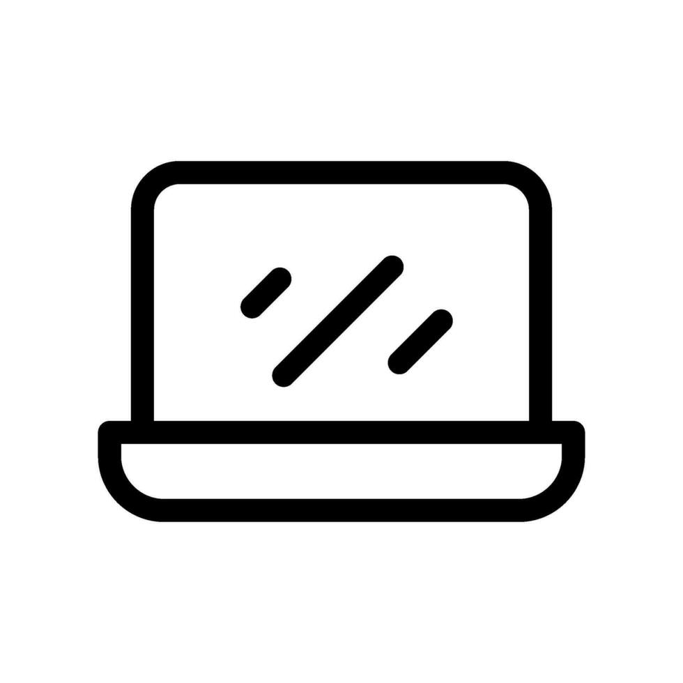 Laptop Icon Vector Symbol Design Illustration