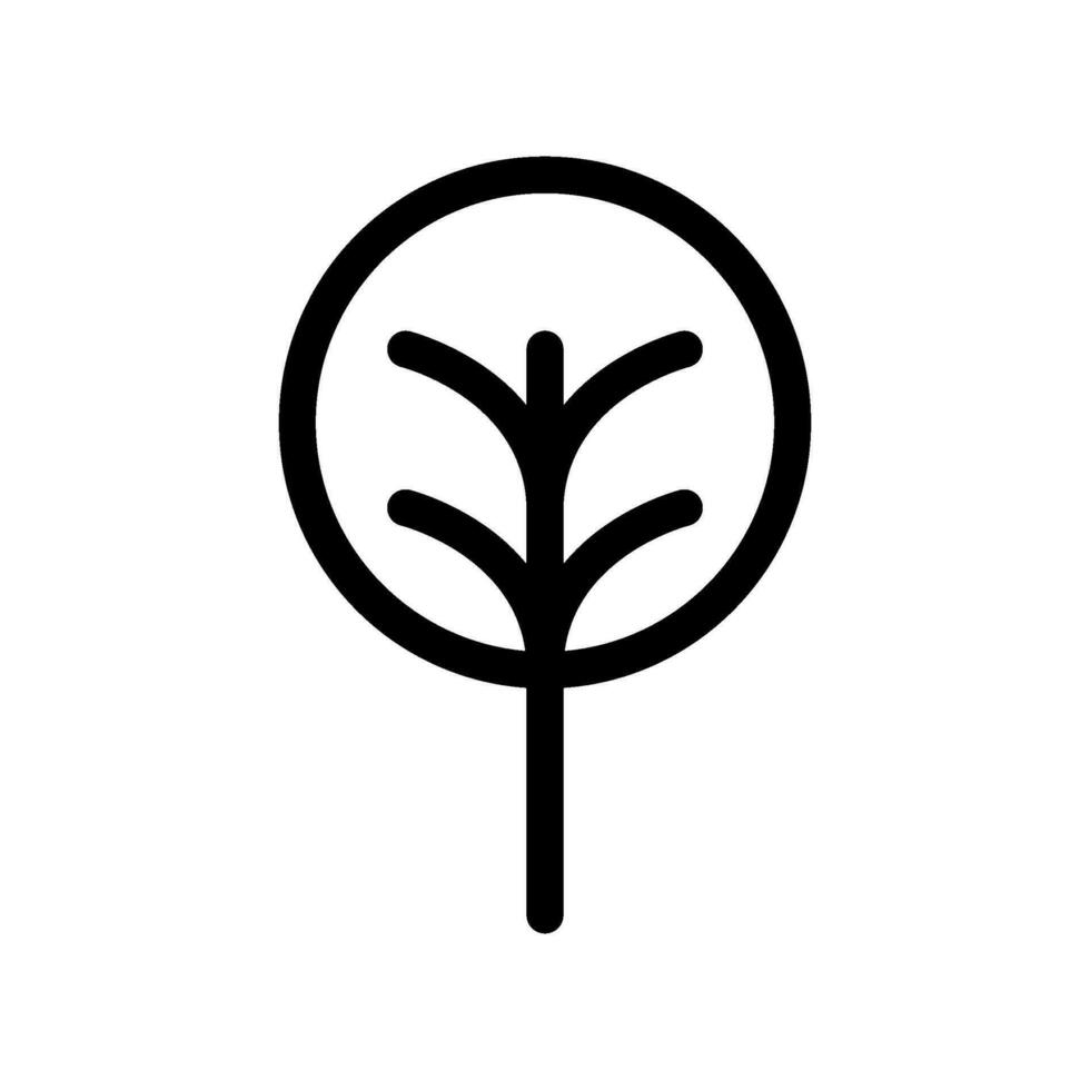 Tree Icon Vector Symbol Design Illustration
