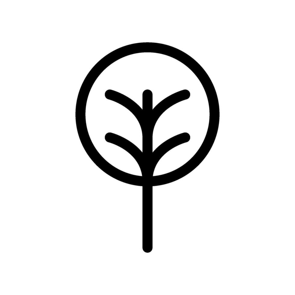 Tree Icon Vector Symbol Design Illustration