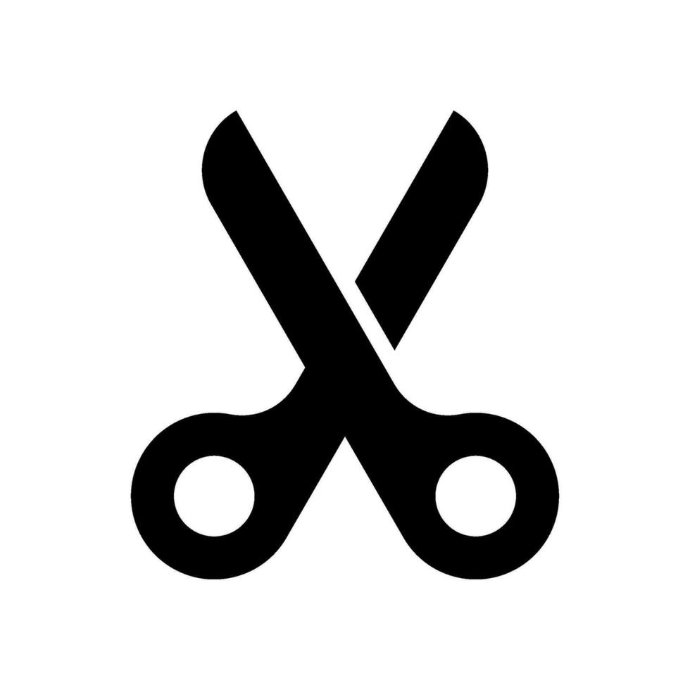 tijeras icono vector símbolo diseño ilustración