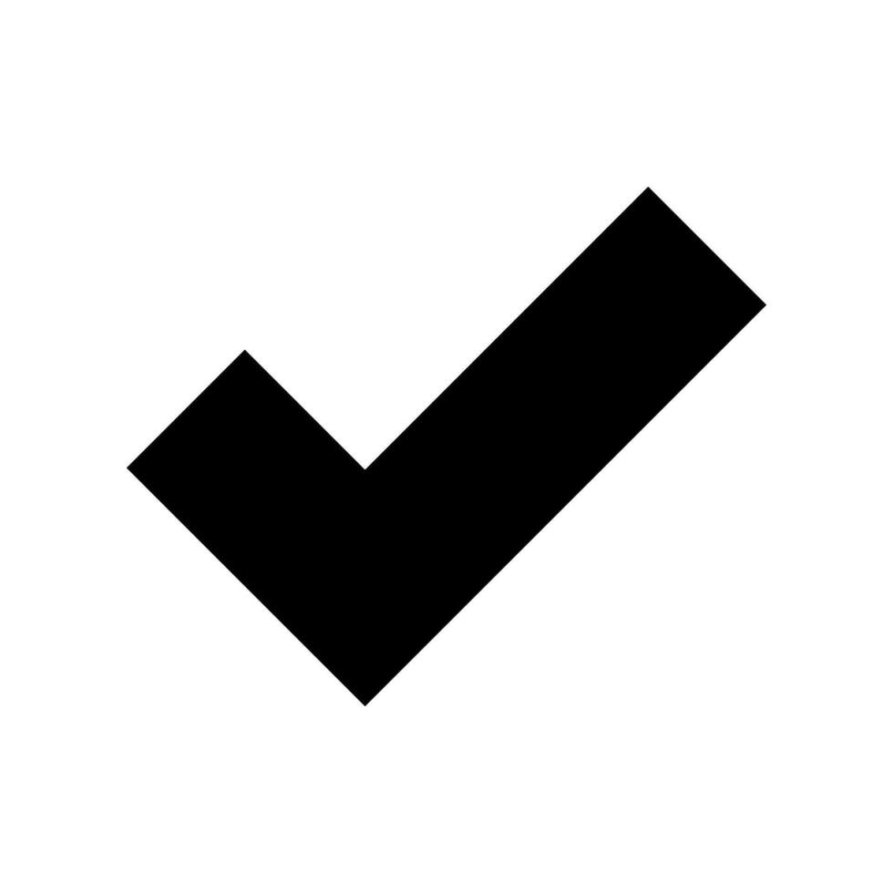 Check Icon Vector Symbol Design Illustration