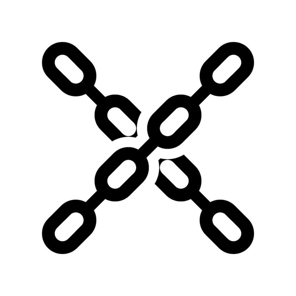 Chain Icon Vector Symbol Design Illustration