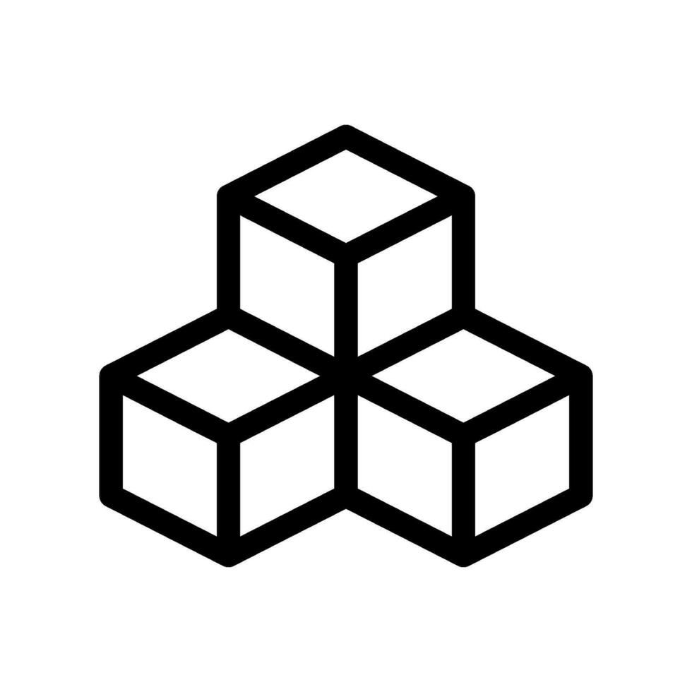 Blockchain Icon Vector Symbol Design Illustration