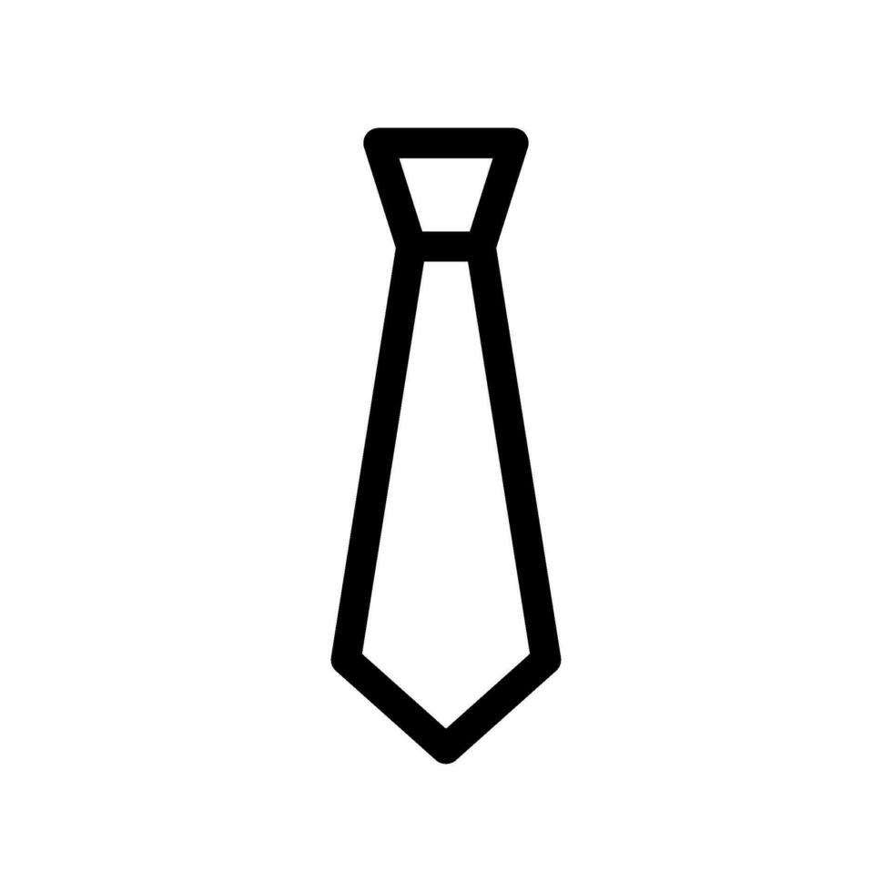 Tie Icon Vector Symbol Design Illustration