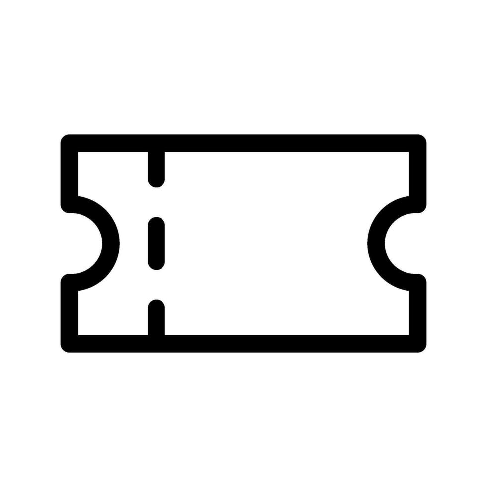 boleto icono vector símbolo diseño ilustración