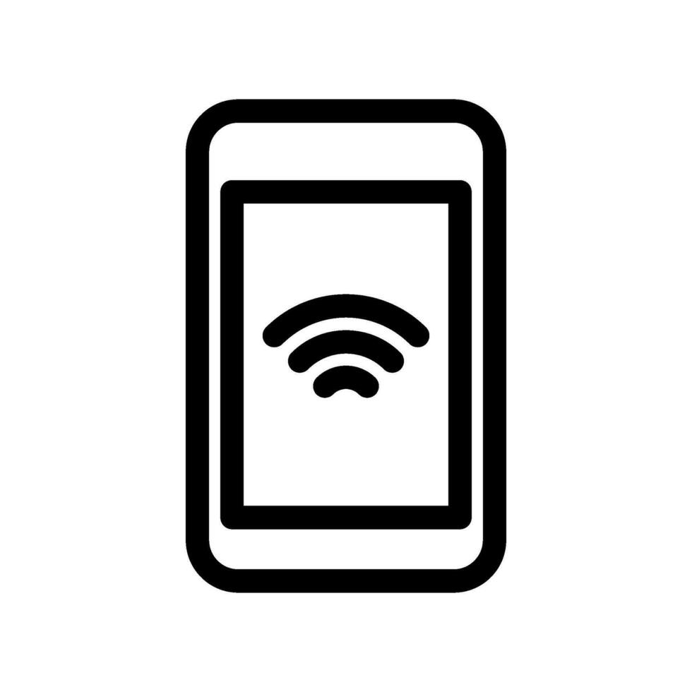 Mobile Hotspot Icon Vector Symbol Design Illustration