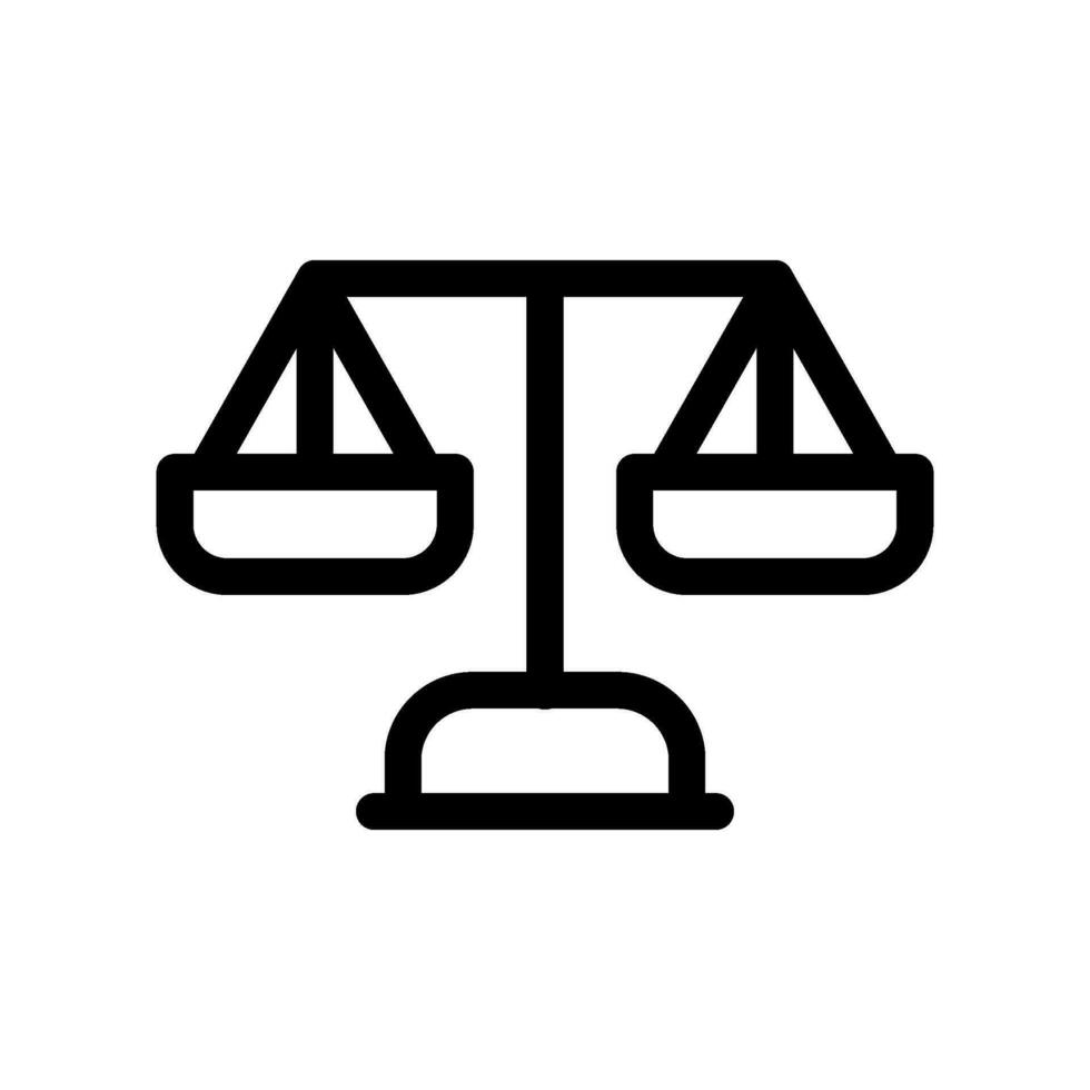 Balance Icon Vector Symbol Design Illustration
