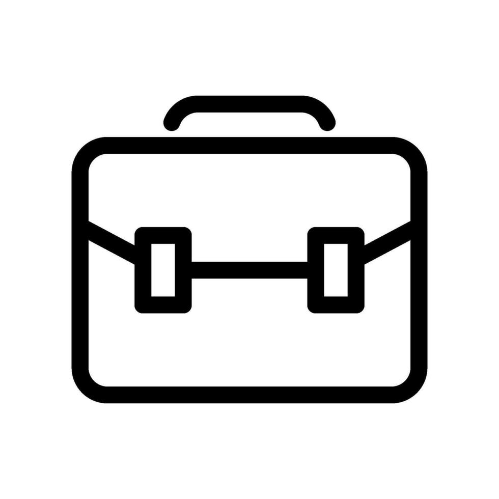 Briefcase Icon Vector Symbol Design Illustration