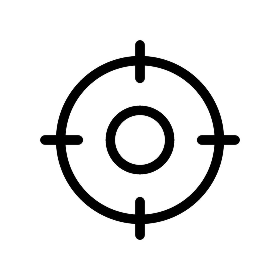 Target Icon Vector Symbol Design Illustration