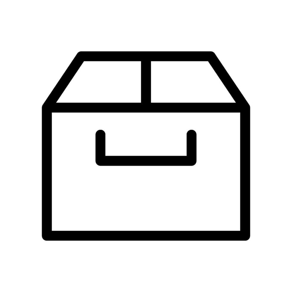 Box Icon Vector Symbol Design Illustration