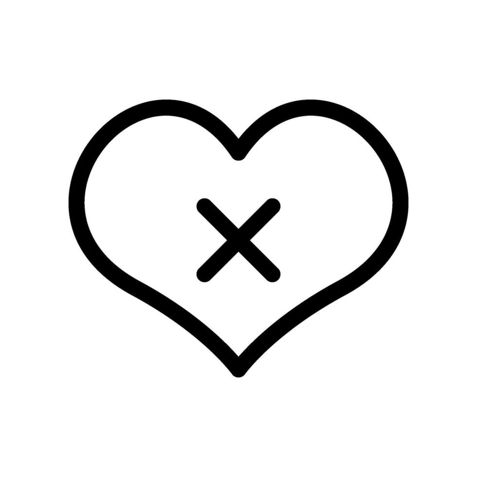 Unfavorite Icon Vector Symbol Design Illustration