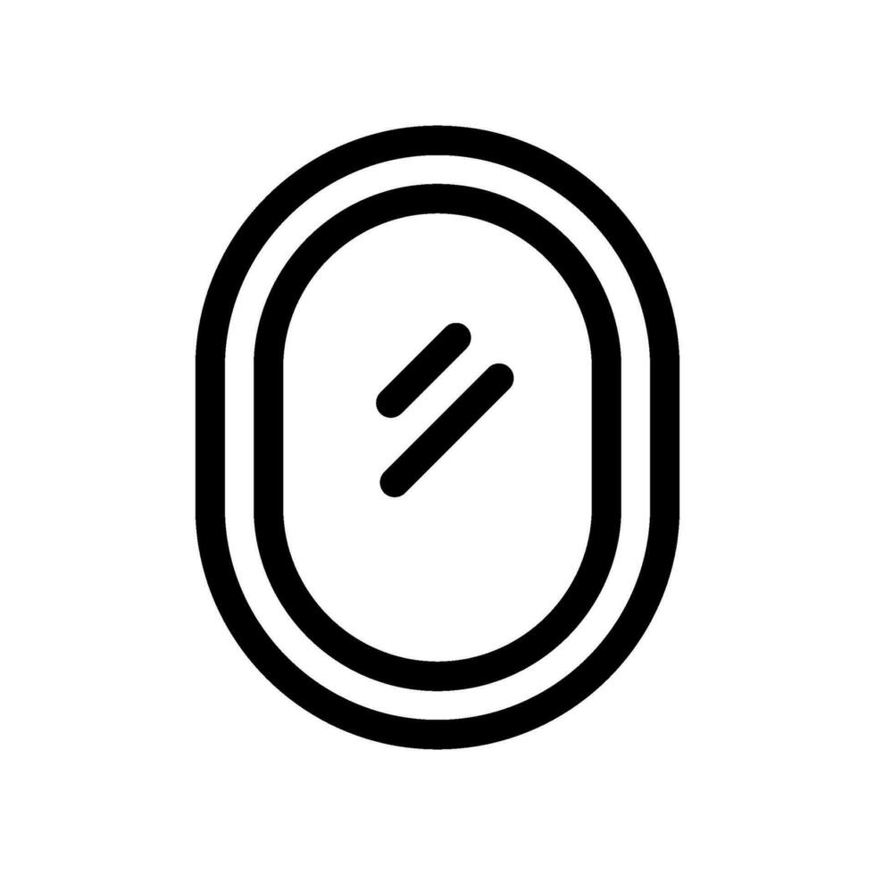 espejo icono vector símbolo diseño ilustración