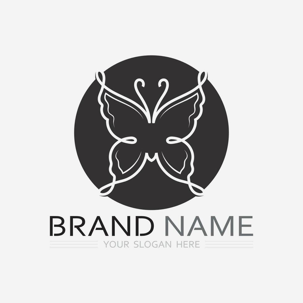 Beauty Butterfly icon design vector
