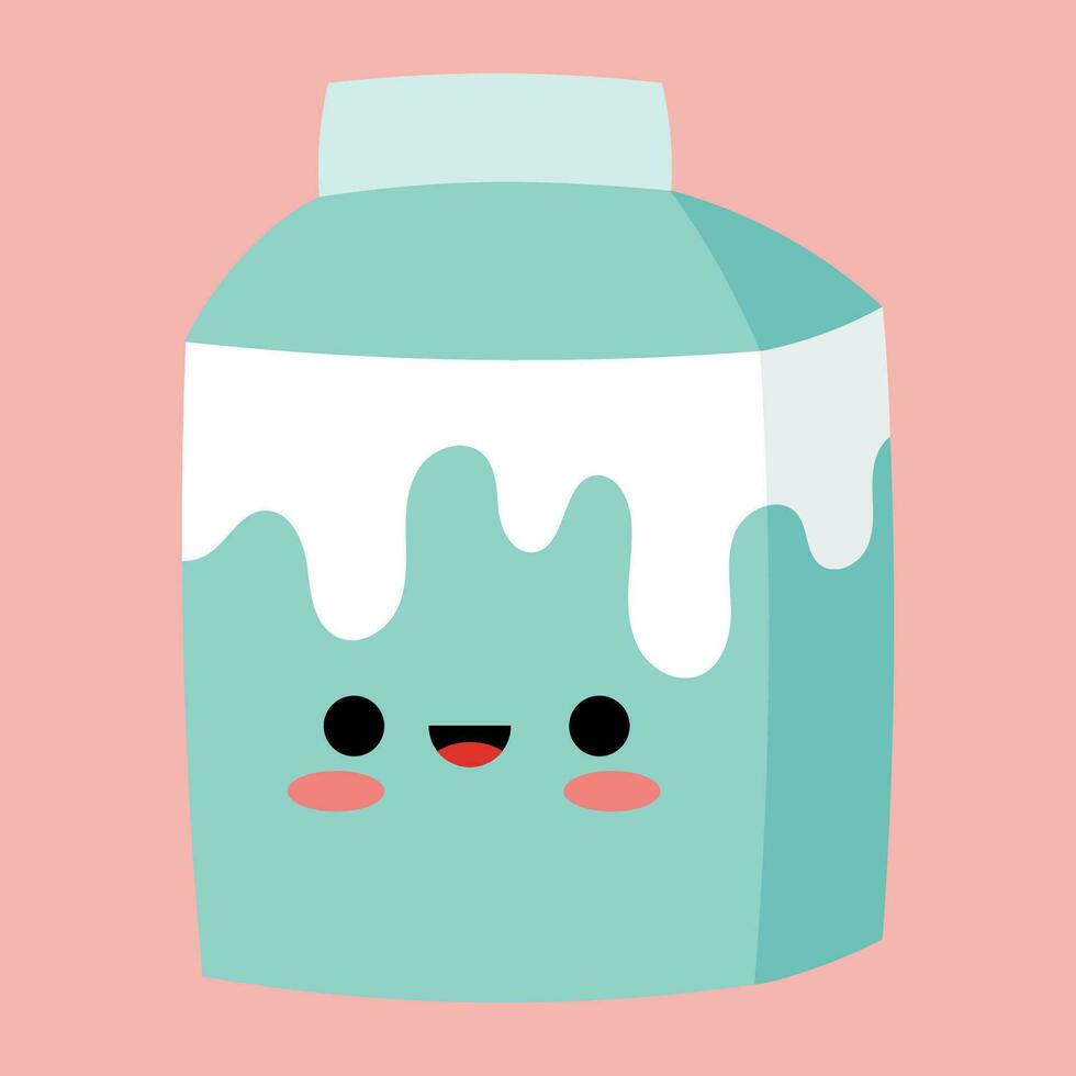 cute milk vector