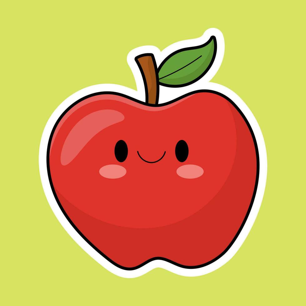 lindo vector de manzana