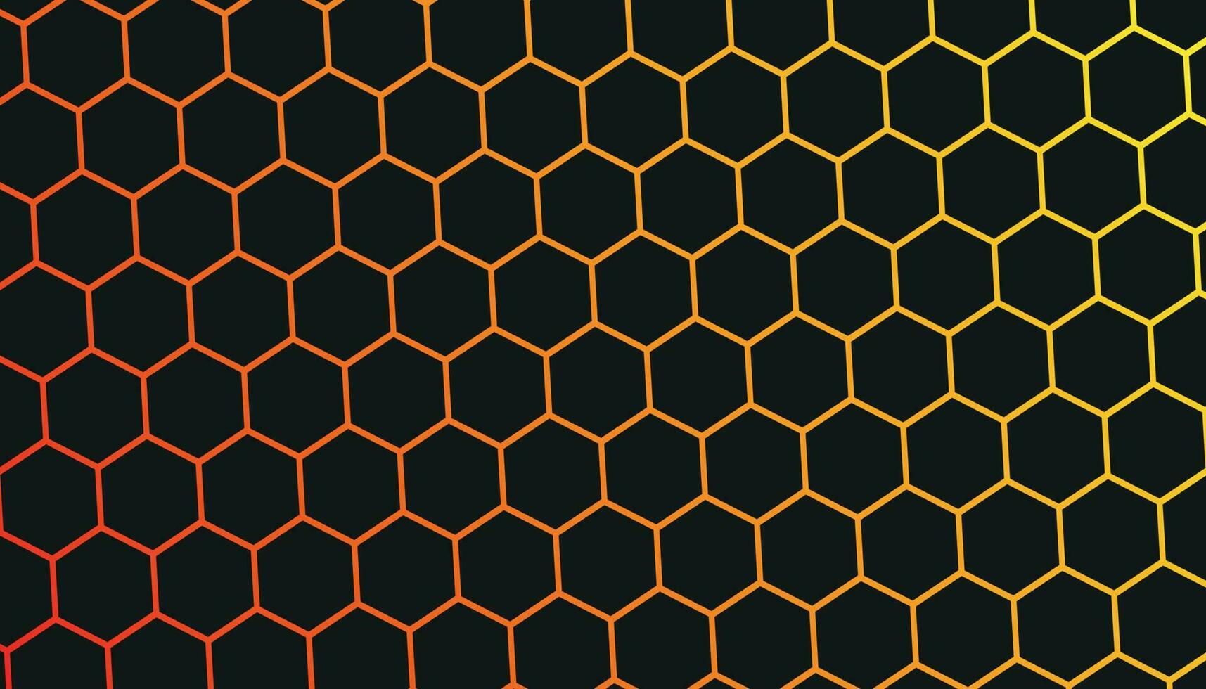 Hexagonal abstract metal background with light. Geometric modern background with simple hexagonal elements. Background of hexagons pattern. vector