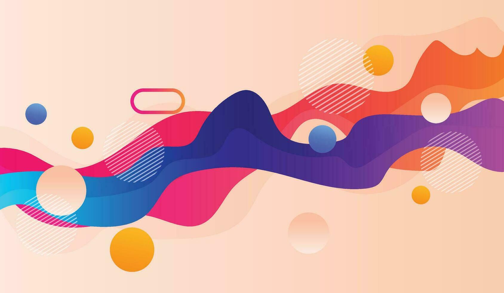 Modern colorful flow poster. Wave Liquid shape in blue color background. Art design for your design project. Vector illustration EPS10