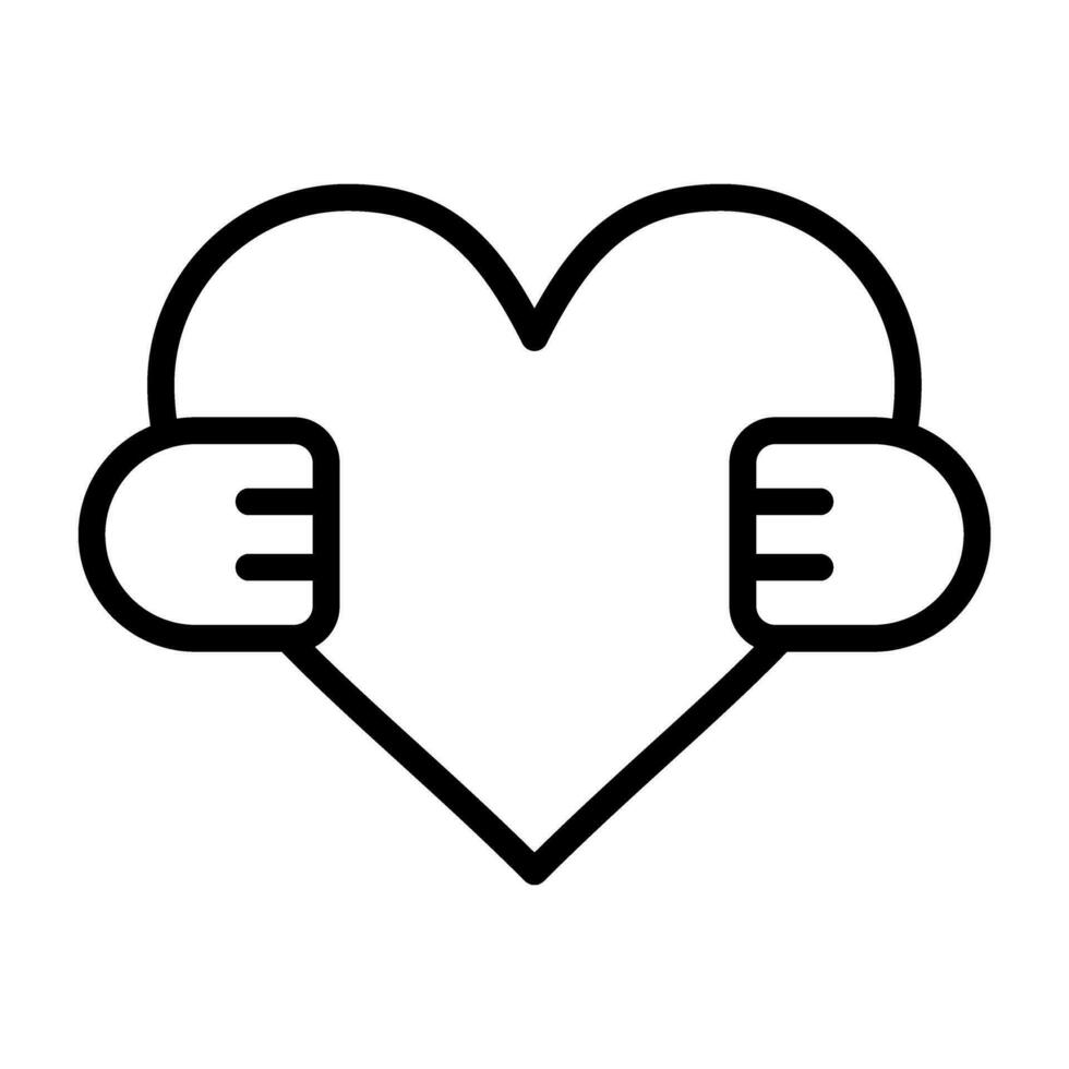 Hand Holding Heart Vector Icon