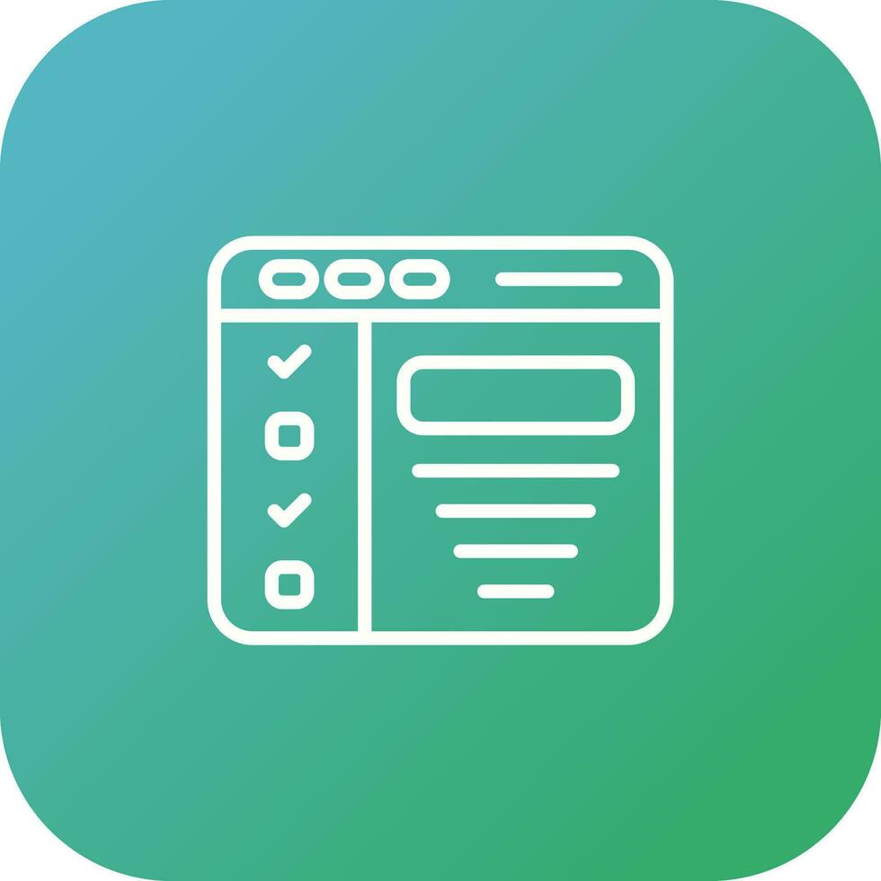 Design Brief Vector Icon