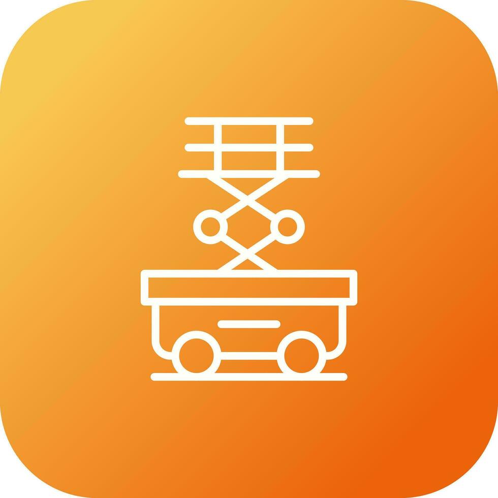 Scissor Lift Vector Icon