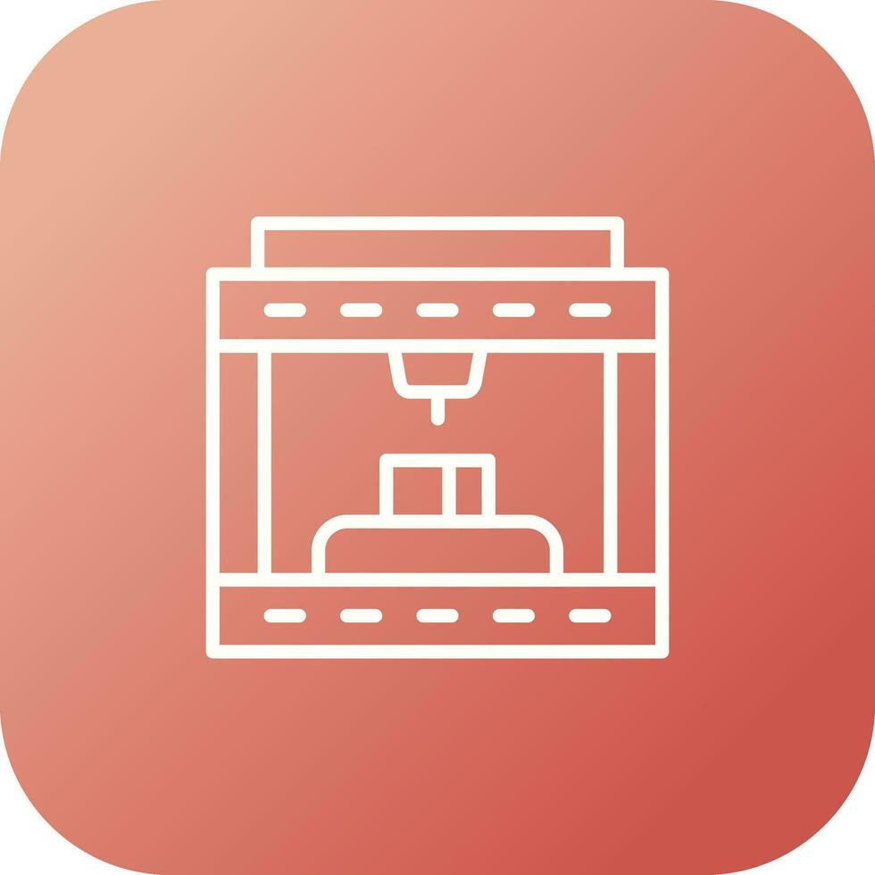 3d Printing Vector Icon