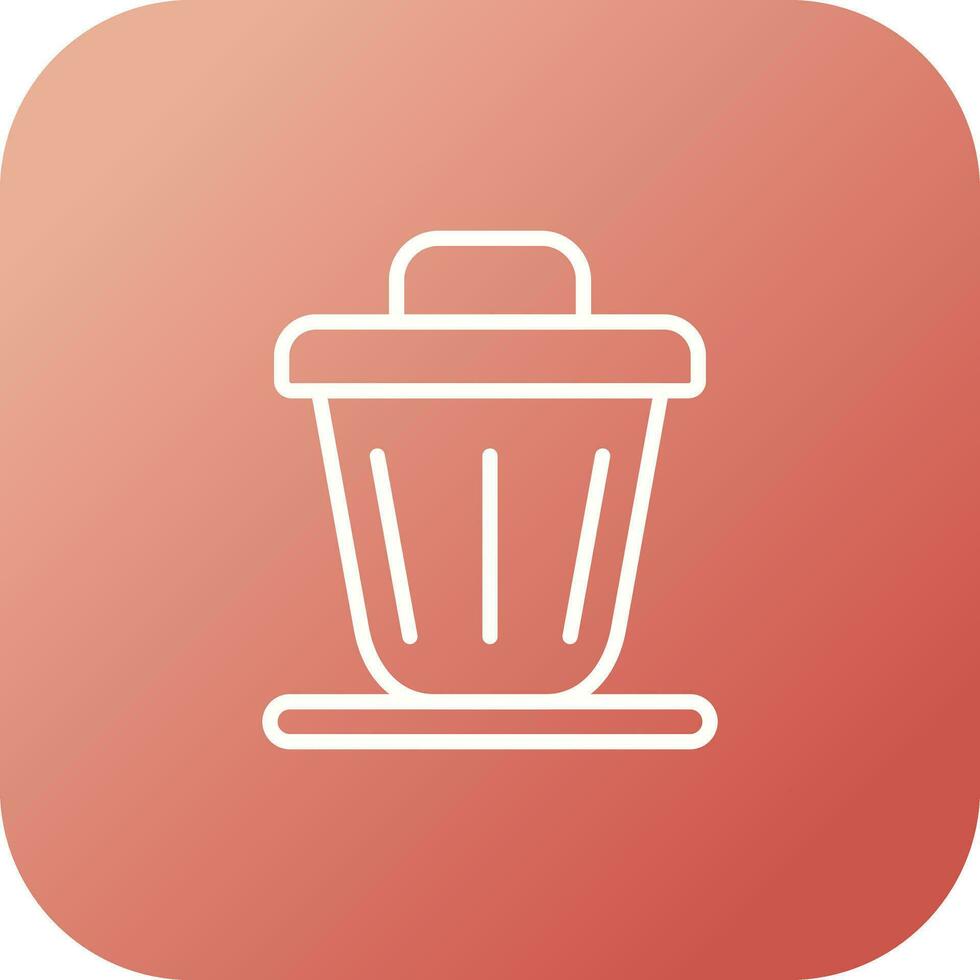 Trash bin Vector Icon