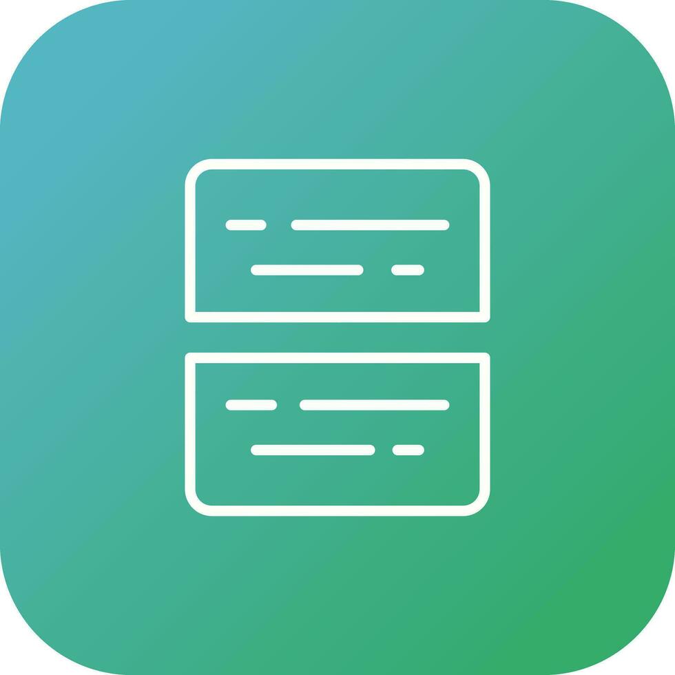 Document Split Vector Icon