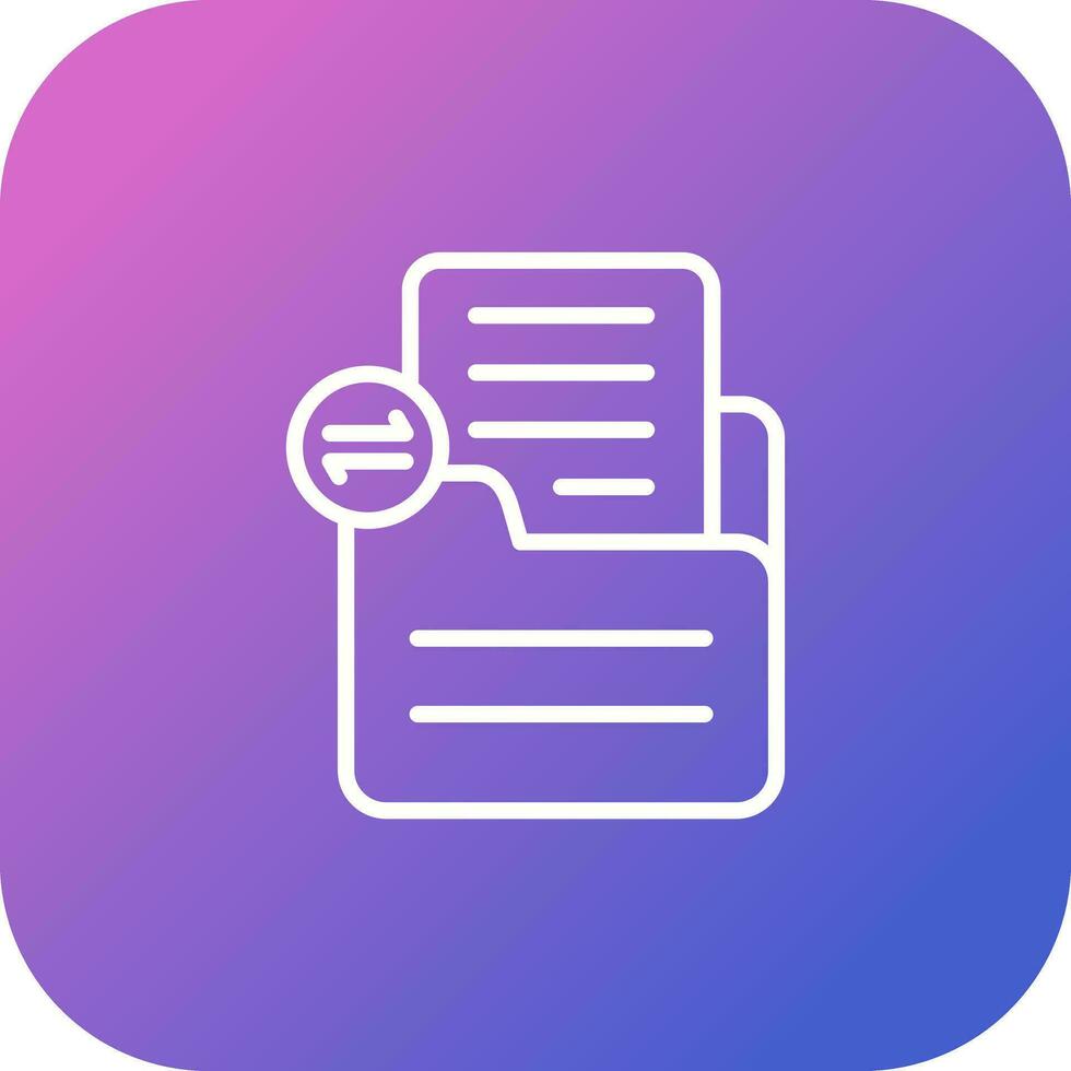 Document Share Vector Icon