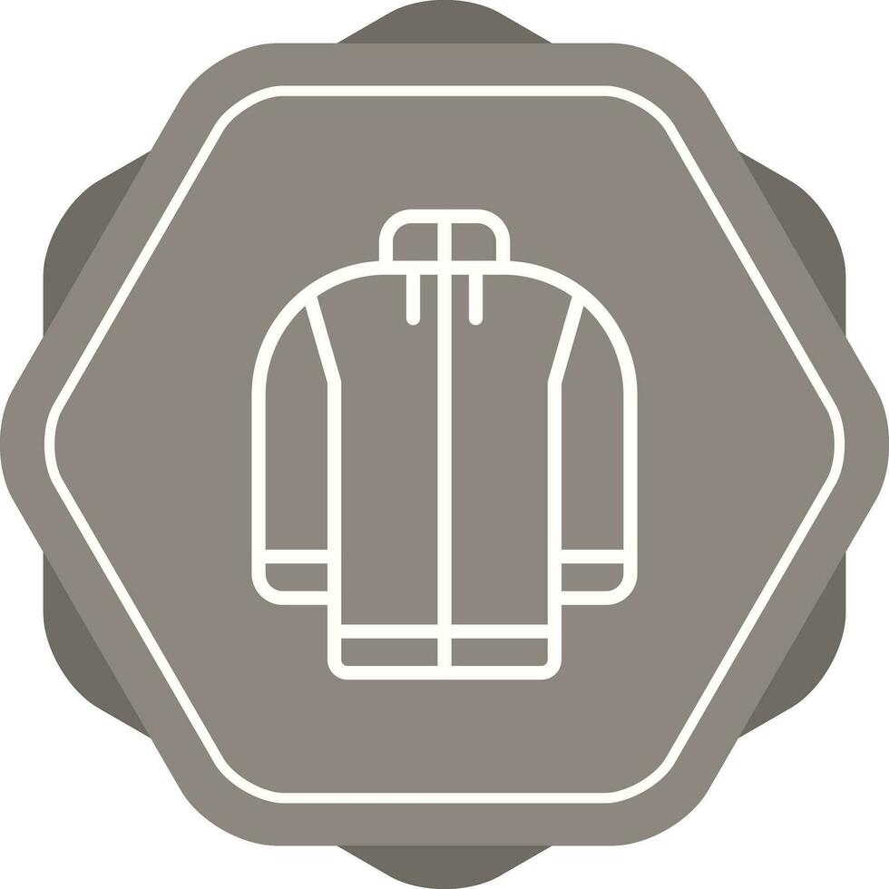 Fleece jacket Vector Icon