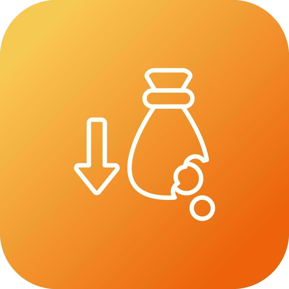 Financial Loss Vector Icon