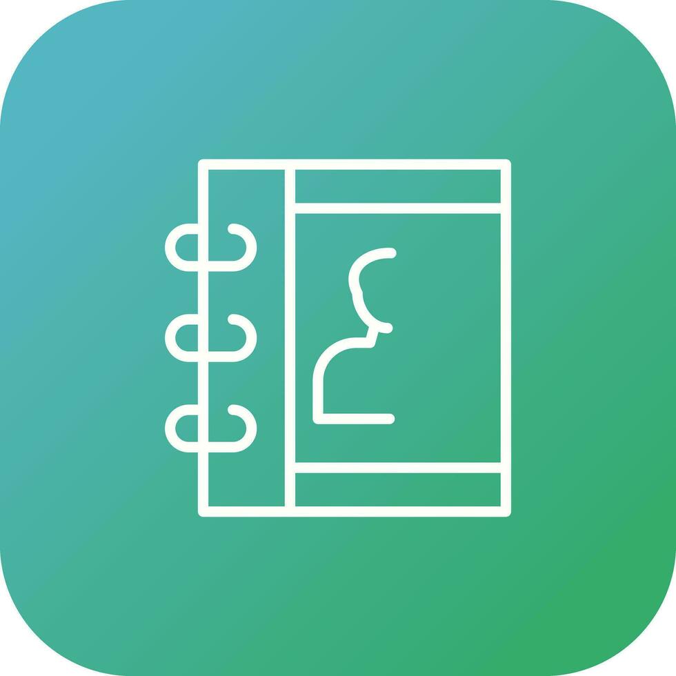 Sketchbook Vector Icon