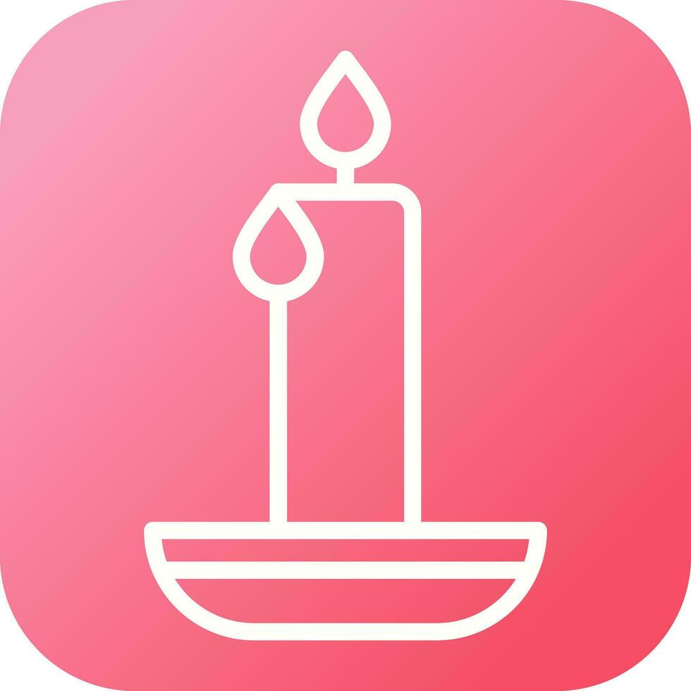 Emergency candle Vector Icon