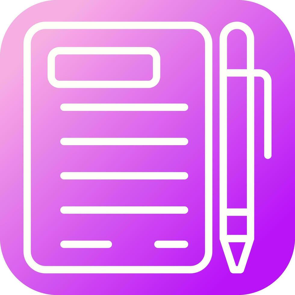 Contact Form Vector Icon