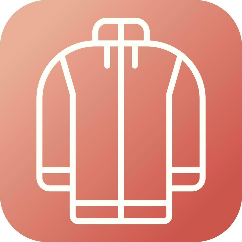 Fleece jacket Vector Icon