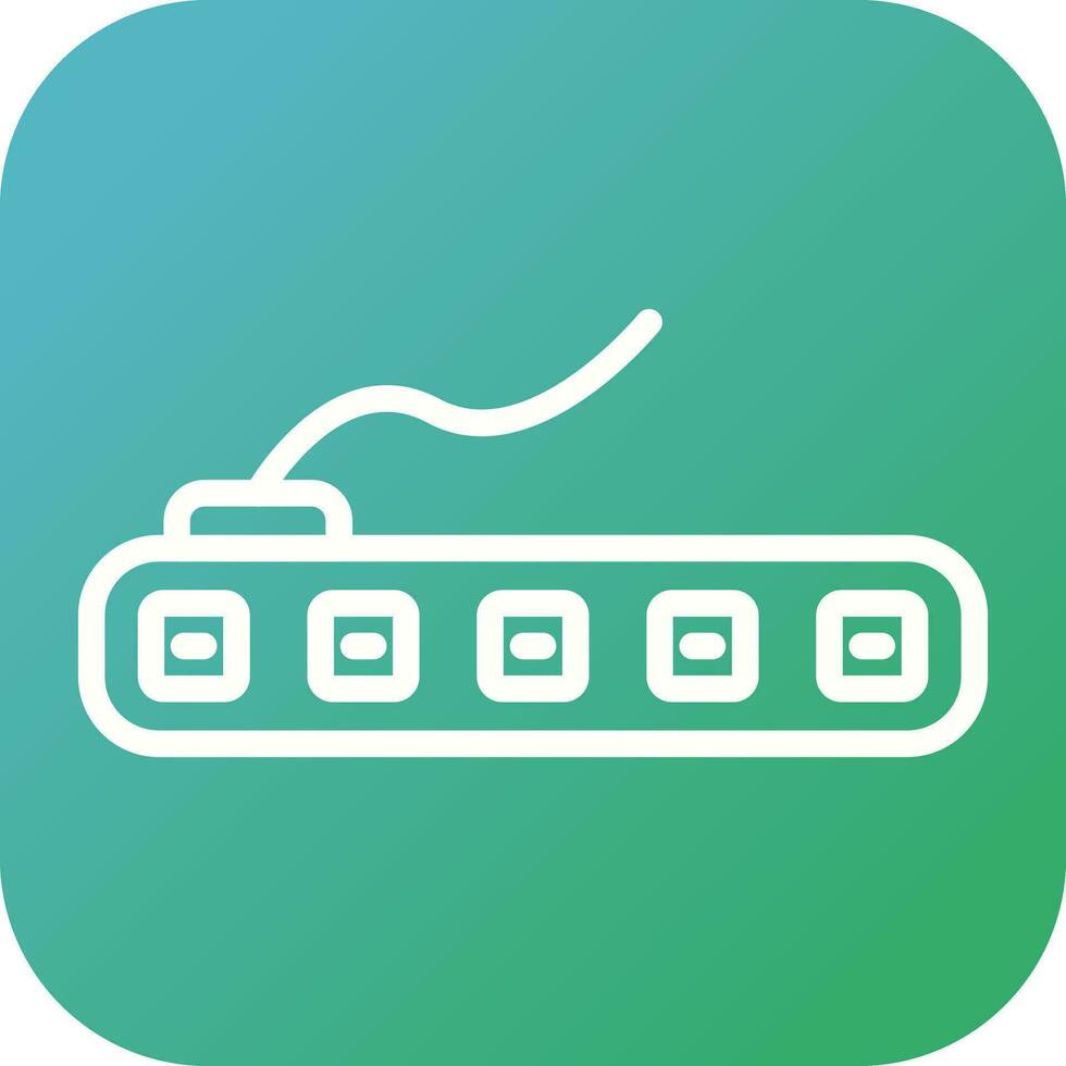 Wi-Fi Enabled LED Strip Vector Icon