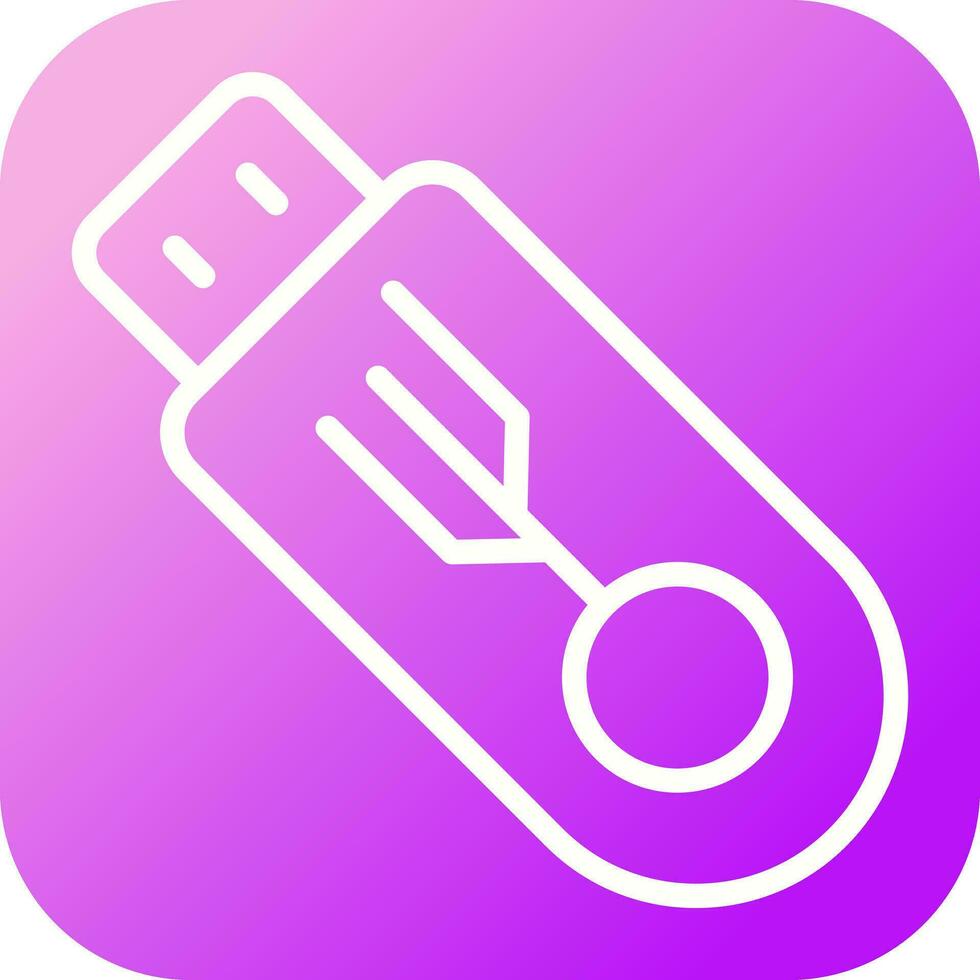 USB Flash Drive Vector Icon