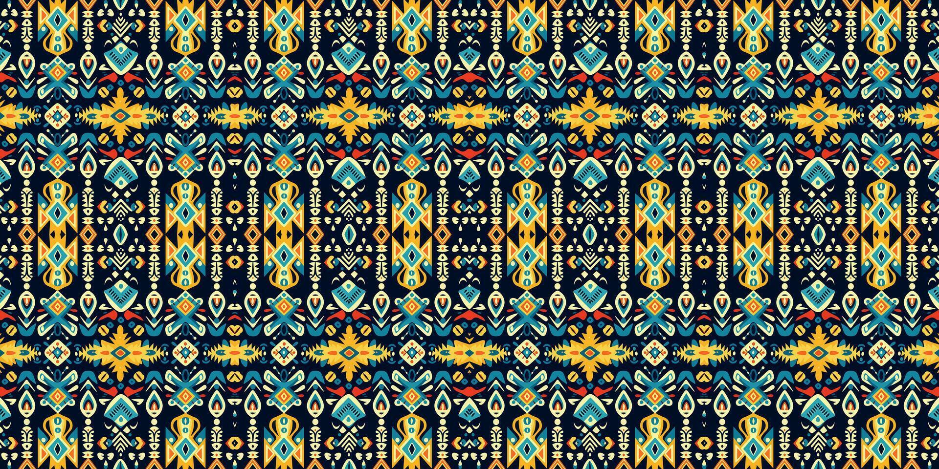 Seamless batik pattern,Seamless tribal batik pattern,and Seamless motif pattern resemble ethnic boho, Aztec,and ikat styles.designed for use in satin,wallpaper,fabric,curtain,carpet,Batik Embroidery vector