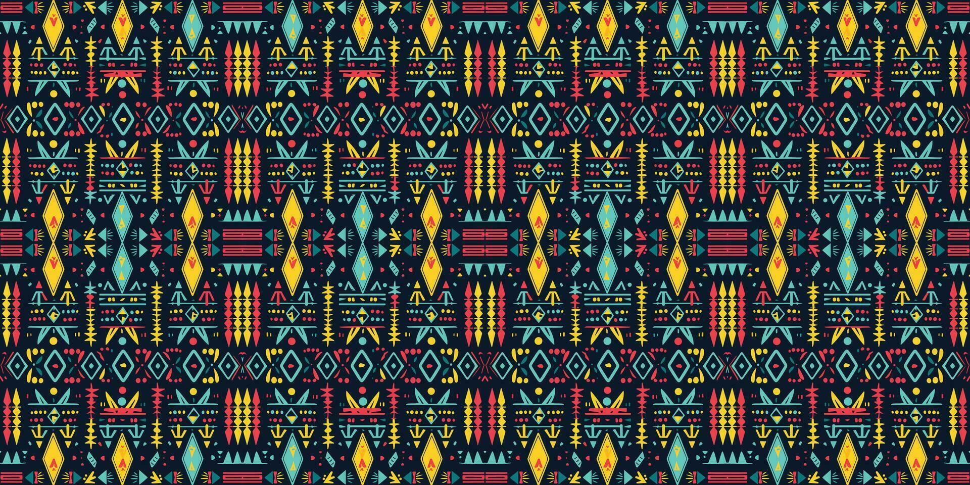 Seamless batik pattern,Seamless tribal batik pattern,and Seamless motif pattern resemble ethnic boho, Aztec,and ikat styles.designed for use in satin,wallpaper,fabric,curtain,carpet,Batik Embroidery vector