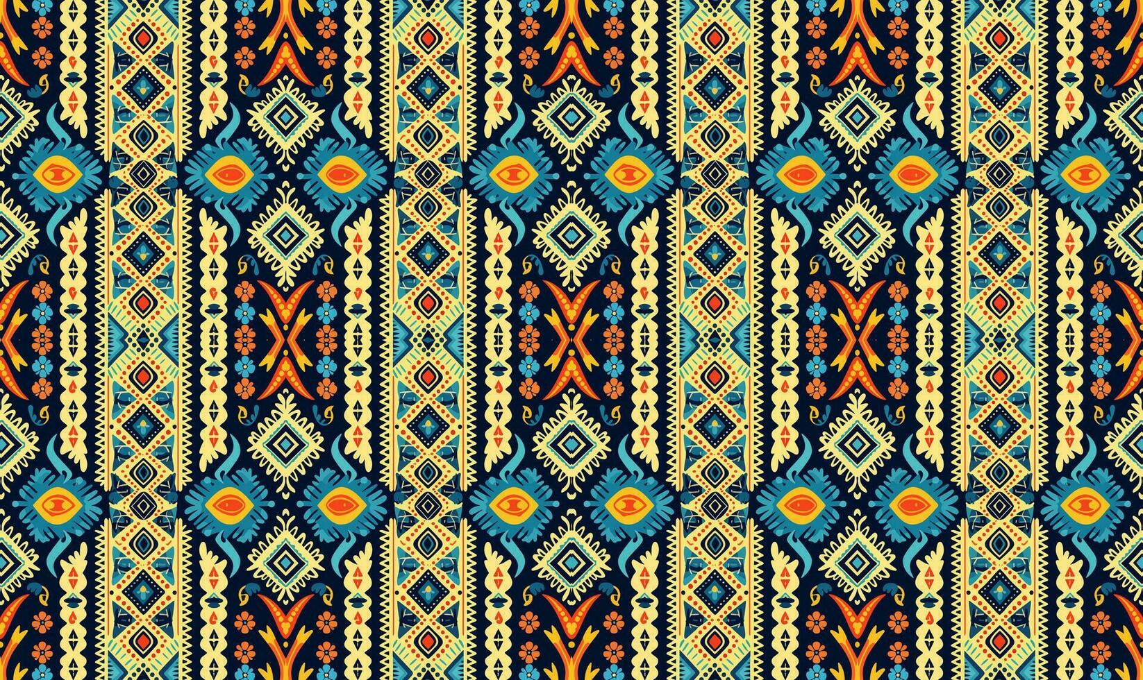 Seamless batik pattern,Seamless tribal batik pattern,and Seamless motif pattern resemble ethnic boho, Aztec,and ikat styles.designed for use in satin,wallpaper,fabric,curtain,carpet,Batik Embroidery vector