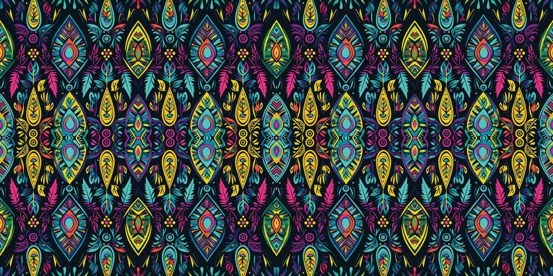 Seamless batik pattern,Seamless tribal batik pattern,and Seamless motif pattern resemble ethnic boho, Aztec,and ikat styles.designed for use in satin,wallpaper,fabric,curtain,carpet,Batik Embroidery vector
