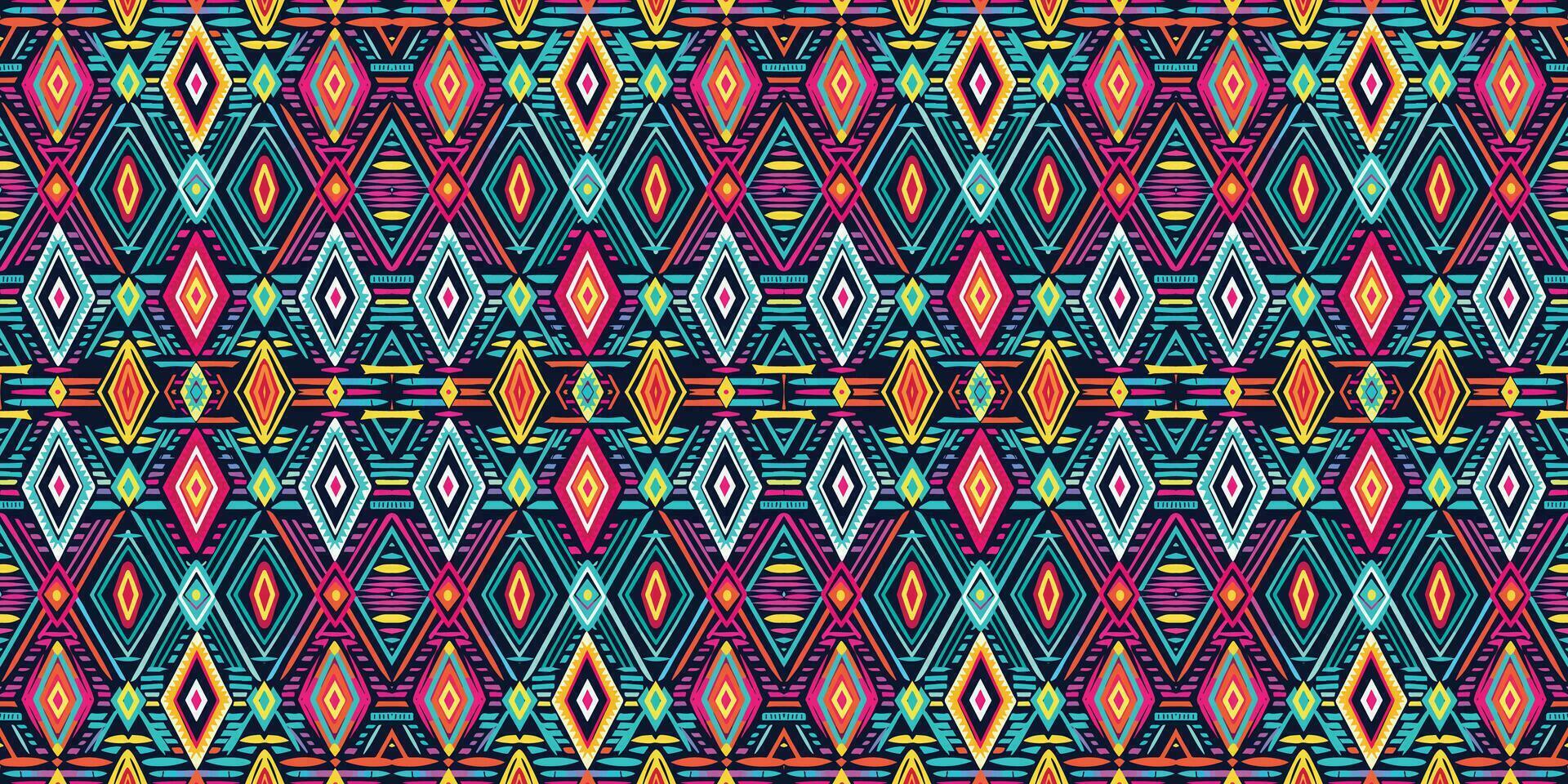 Seamless batik pattern,Seamless tribal batik pattern,and Seamless motif pattern resemble ethnic boho, Aztec,and ikat styles.designed for use in satin,wallpaper,fabric,curtain,carpet,Batik Embroidery vector