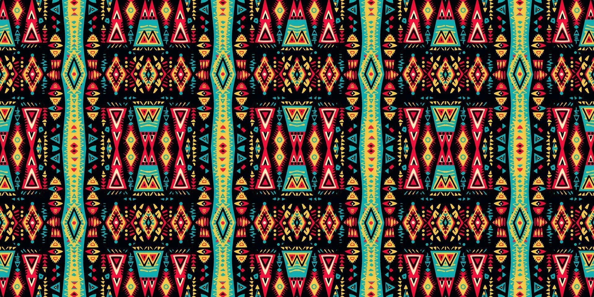 Seamless batik pattern,Seamless tribal batik pattern,and Seamless motif pattern resemble ethnic boho, Aztec,and ikat styles.designed for use in satin,wallpaper,fabric,curtain,carpet,Batik Embroidery vector