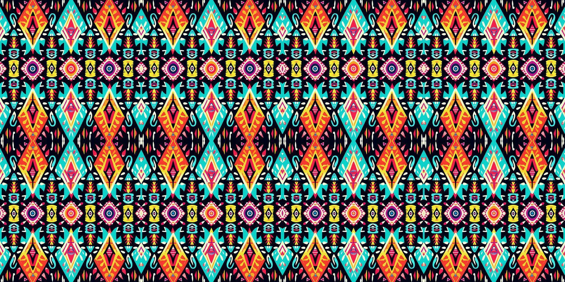 Seamless batik pattern,Seamless tribal batik pattern,and Seamless motif pattern resemble ethnic boho, Aztec,and ikat styles.designed for use in satin,wallpaper,fabric,curtain,carpet,Batik Embroidery vector
