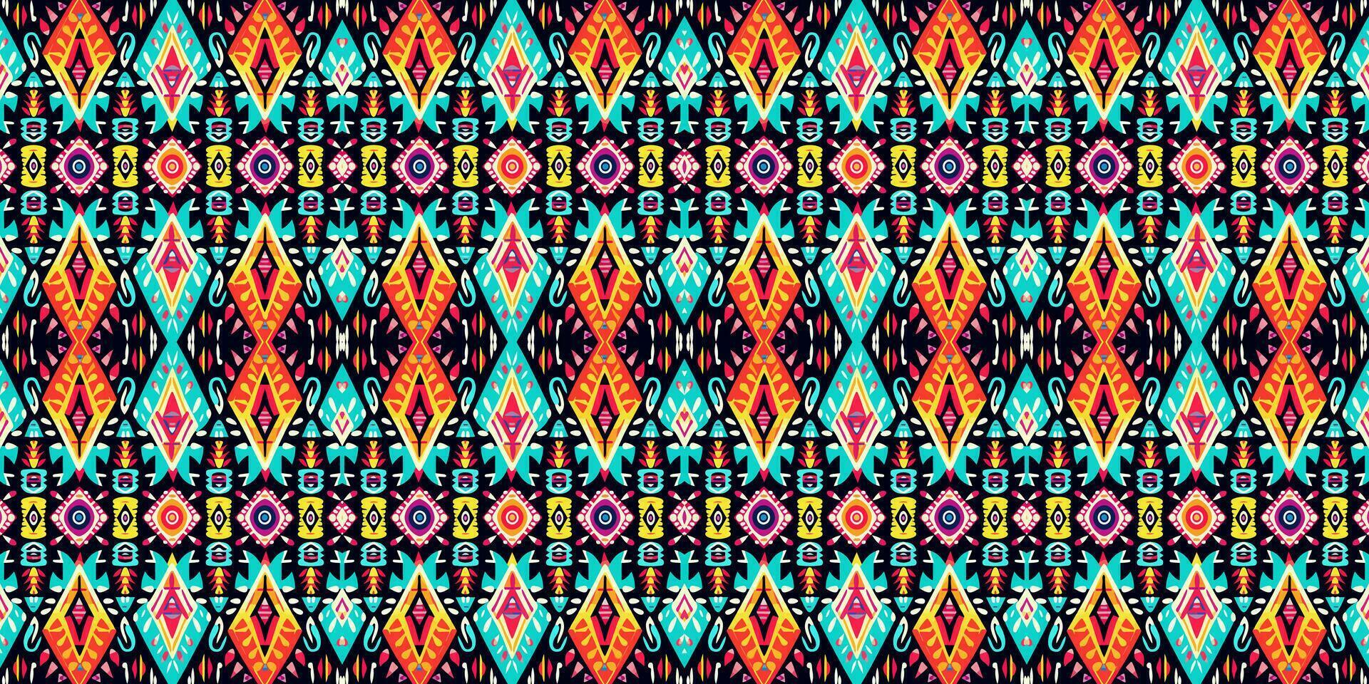 Seamless batik pattern,Seamless tribal batik pattern,and Seamless motif pattern resemble ethnic boho, Aztec,and ikat styles.designed for use in satin,wallpaper,fabric,curtain,carpet,Batik Embroidery vector