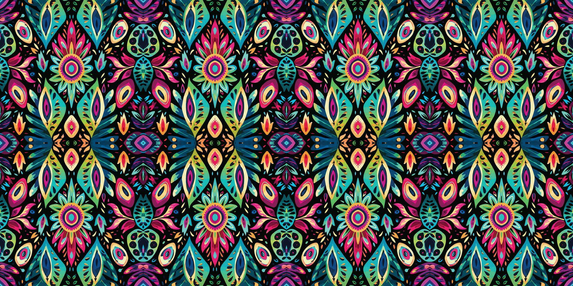 Seamless batik pattern,Seamless tribal batik pattern,and Seamless motif pattern resemble ethnic boho, Aztec,and ikat styles.designed for use in satin,wallpaper,fabric,curtain,carpet,Batik Embroidery vector